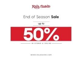 Raja Sahib End Of Season Sale UP TO 50% OFF